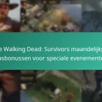 De Walking Dead: Survivors maandelijkse pasbonussen voor speciale evenementen