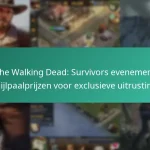 The Walking Dead: Survivors evenement mijlpaalprijzen voor exclusieve uitrusting
