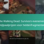 The Walking Dead: Survivors evenement mijlpaalprijzen voor heldenfragmenten