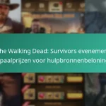 The Walking Dead: Survivors evenement mijlpaalprijzen voor hulpbronnenbeloningen