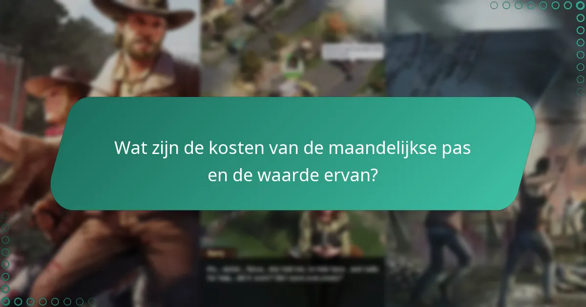 Wat zeggen huidige spelers over de maandelijkse pas?